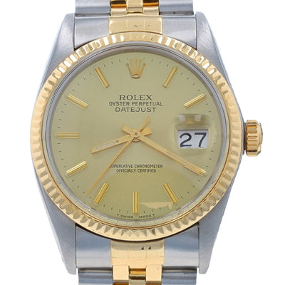 Rolex Perpetual Datejust Men's Watch 16013 Stainless Steel Automatic
