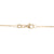 Diamond Cut Wheat Chain Necklace Yellow Gold