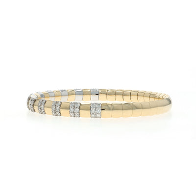 2.13ctw Diamond Bracelet Yellow Gold