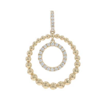.18ctw Diamond Pendant Yellow Gold