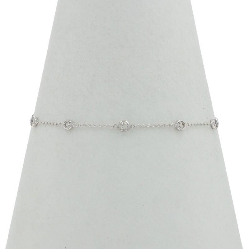 .50ctw Diamond Women's Cable Bracelet White Gold