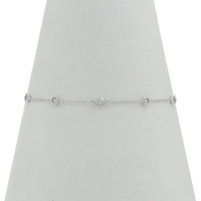 .50ctw Diamond Women's Cable Bracelet White Gold