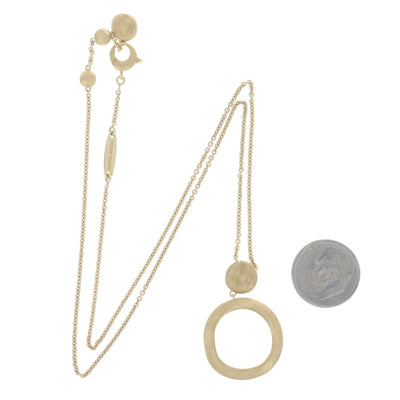 Marco Bicego Jaipur .10ctw Diamond Women's Necklace Yellow Gold