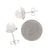 .10ctw Freshwater Pearl and Diamond Earrings White Gold