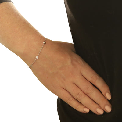 .39ctw Diamond Cable Bracelet White Gold