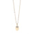 Michael M Carve Diamond Pendant Necklace Yellow Gold