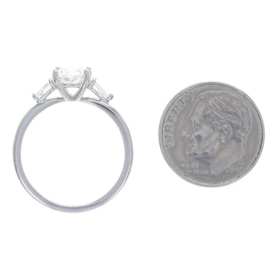 1.55ctw Diamond and Diamond Ring White Gold