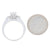 .81ctw Diamond Engagement Ring White Gold