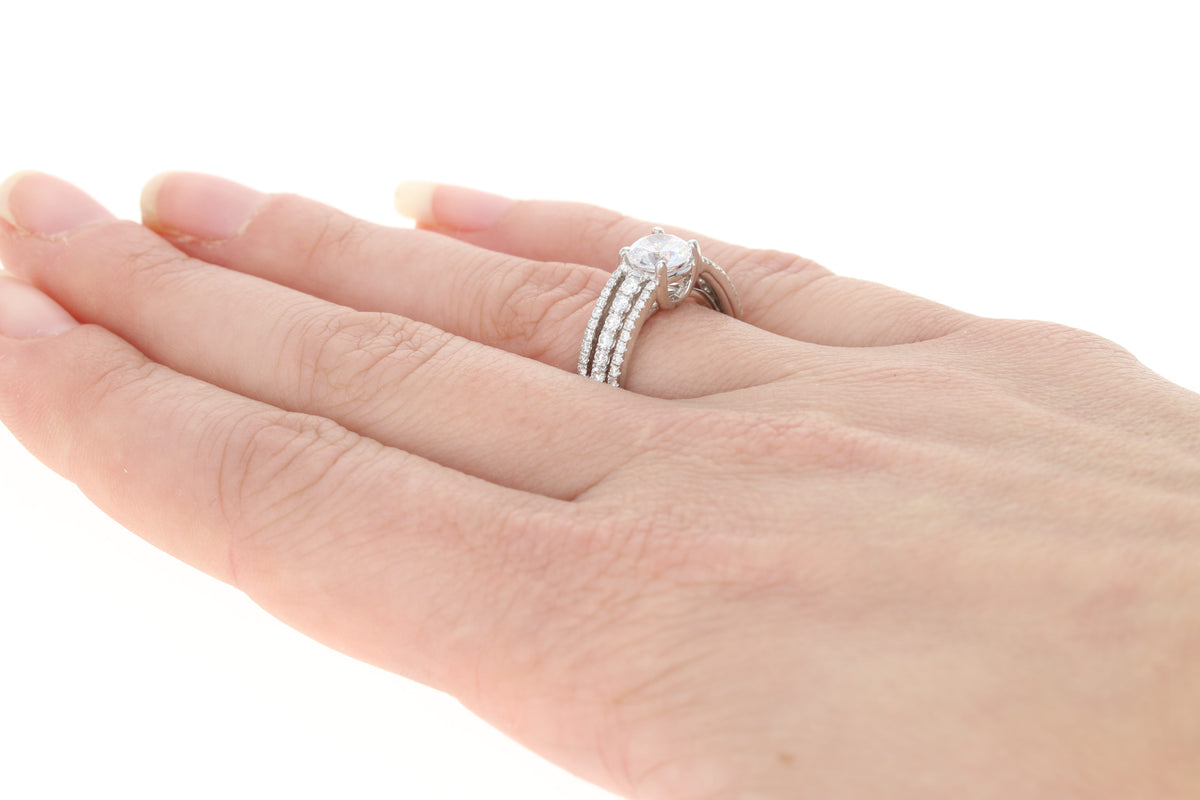 Semi-Mount Engagement Ring .48ctw