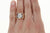 Blue Lodge Past Master Synthetic Spinel Ring Yellow Gold