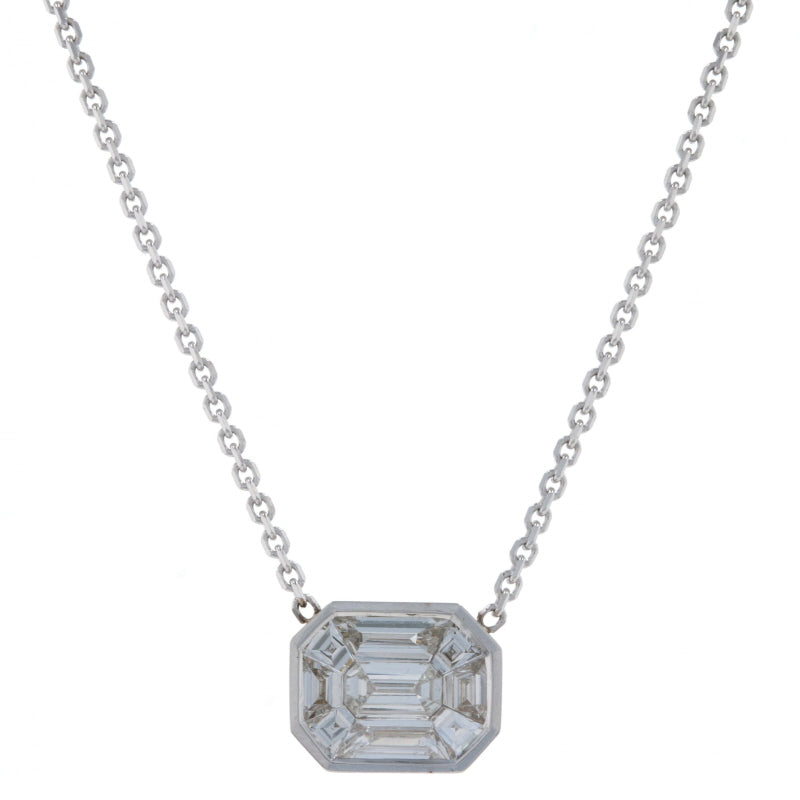 .44ctw Diamond Necklace White Gold