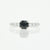 Square Cushion Cut Sapphire & Diamond Engagement Ring 1.17ctw