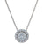 1.27ctw Diamond Necklace White Gold