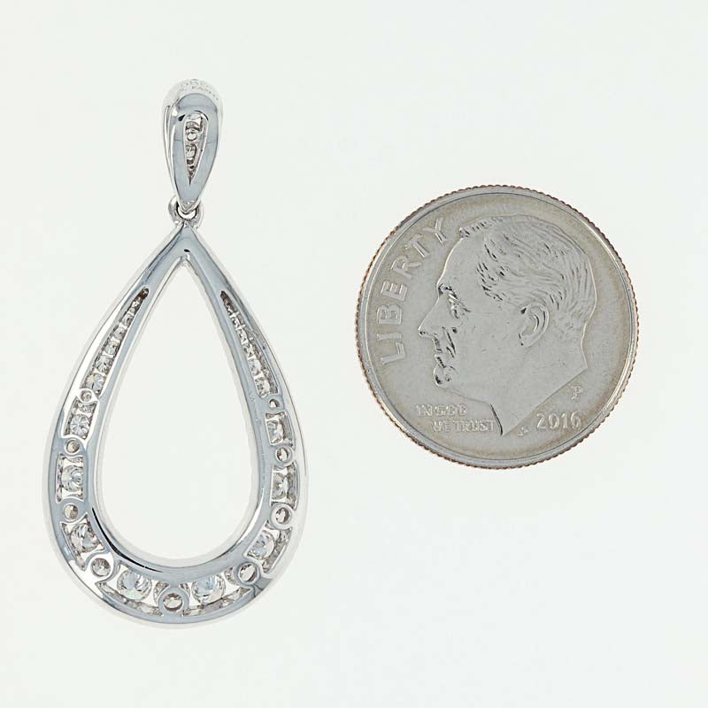 .99ctw Diamond Pendant White Gold