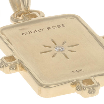 Audry Rose .16ctw Diamond Pendant Yellow Gold