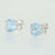 Aquamarine Stud Earrings 3.68ctw