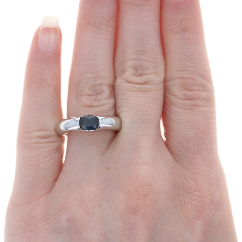 .88ct Sapphire Ring White Gold