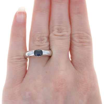 .88ct Sapphire Ring White Gold