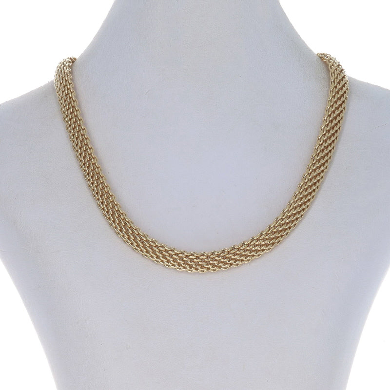 Tiffany Somerset Necklace Yellow Gold State Jewelers