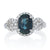 2.10ct Sapphire & Diamond Ring