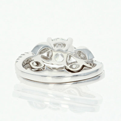 Diamond Engagement Ring & Wedding Band 1.57ctw