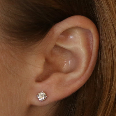 .90ctw Diamond Earrings White Gold