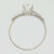 Art Deco Diamond Engagement Ring - 900 Platinum Vintage GIA Old European .66ctw