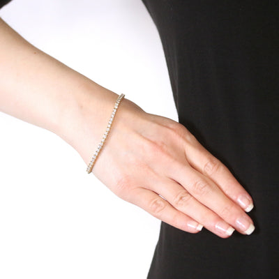 4.48ctw Diamond Bracelet Yellow Gold