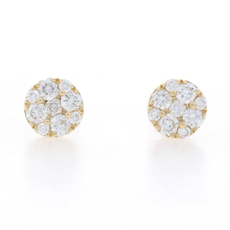 .25ctw Diamond Earrings Yellow Gold