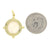 6.10ct Moonstone Pendant Yellow Gold