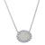 .60ct Opal & Diamond Necklace White Gold