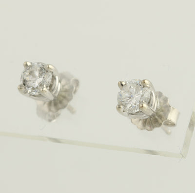 Diamond Stud Earrings  .59ctw