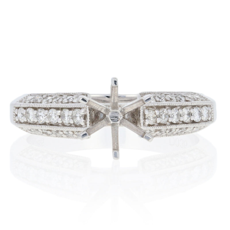 Semi-Mount Solitaire Engagement Ring