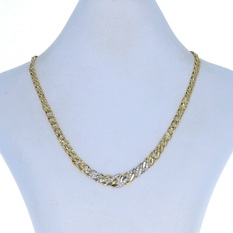 .42ctw Diamond Necklace Yellow Gold