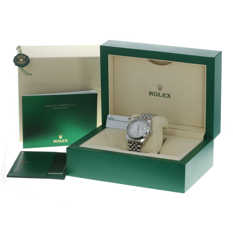 Rolex Datejust 36mm Men's Wristwatch 116234 Stainless Steel & White Gold