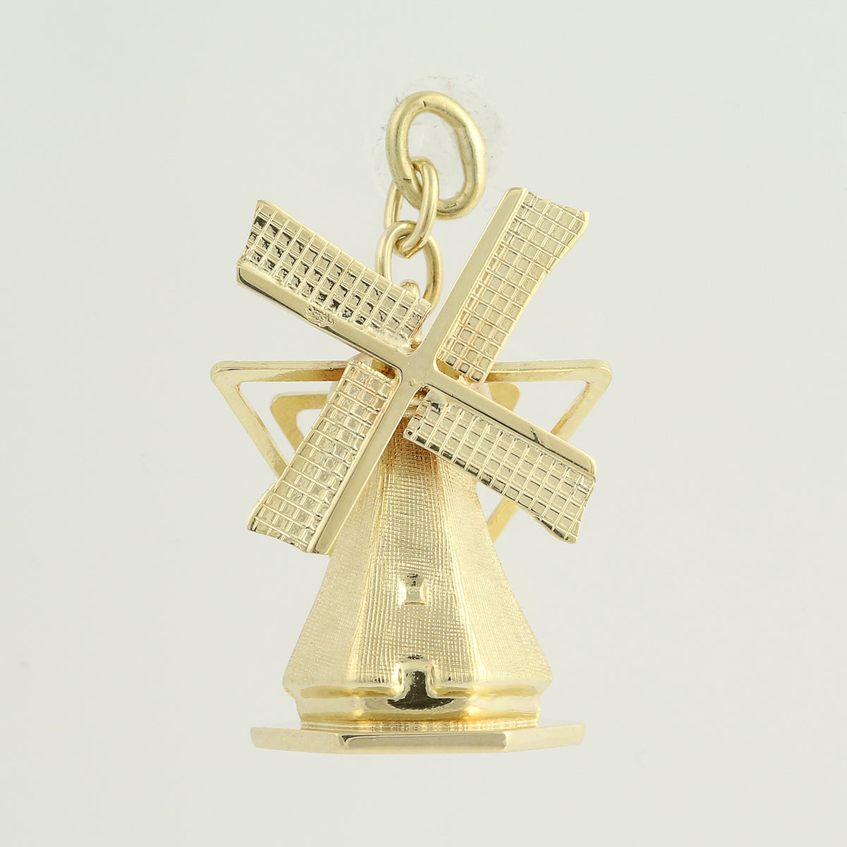 Gold Dutch Windmill Charm