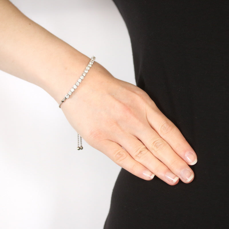 3.37ctw Diamond Bracelet White Gold