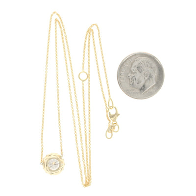 .92ctw Diamond Necklace Yellow Gold