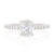 1.42ctw Oval Diamond Engagement Ring