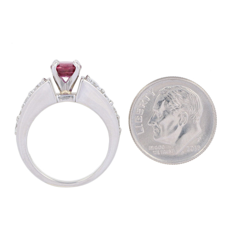 1.20ct Ruby & Diamond Ring