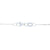 Diamond Cut Cable Chain Necklace White Gold