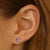 Amethyst Stud Earrings