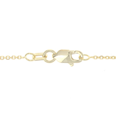 Diamond-Accented Necklace Yellow Gold
