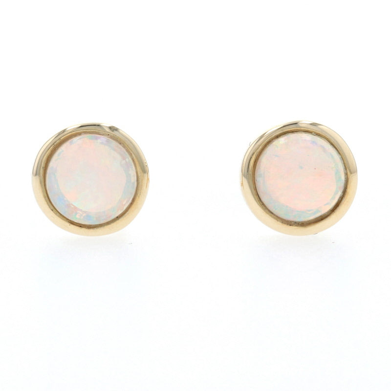.51ctw Opal Earrings Yellow Gold