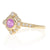 .56ct Pink Sapphire & Diamond Ring Yellow Gold
