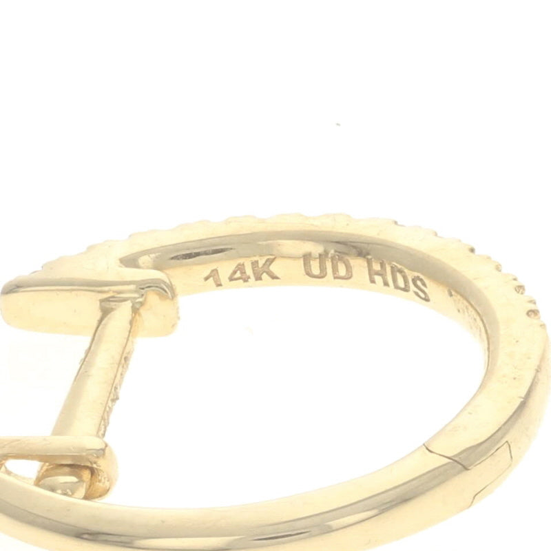 .14ctw Diamond Earrings Yellow Gold