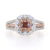 Gregg Ruth .50ct Fancy Pink Diamond Ring White Gold