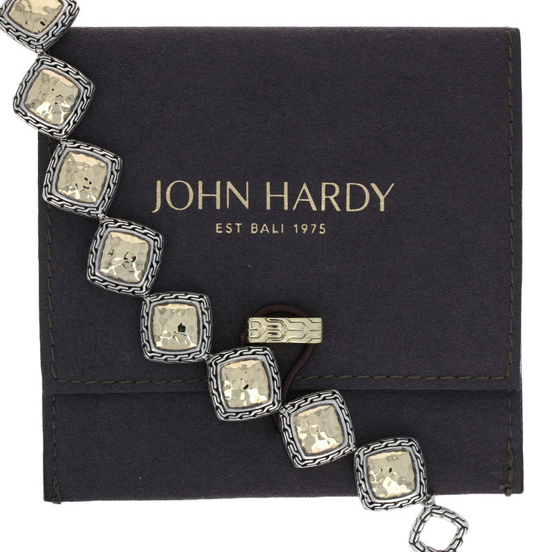 John Hardy Classic Chain Bracelet Sterling Silver & Yellow Gold