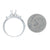 Semi-Mount Engagement Ring Platinum