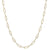 Paperclip Chain Necklace Yellow Gold